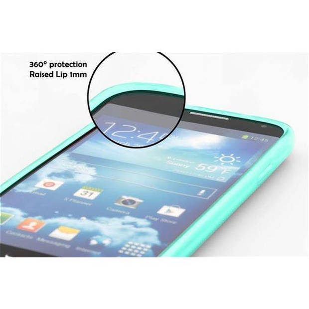 Cadorabo Hoesje geschikt voor Samsung Galaxy S6 in CANDY BLAUW - Beschermhoes TPU silicone Case Cover