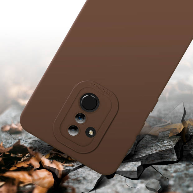 Cadorabo Hoesje geschikt voor Huawei MATE 20 LITE in FLUID BRUIN - Beschermhoes TPU silicone Cover Case