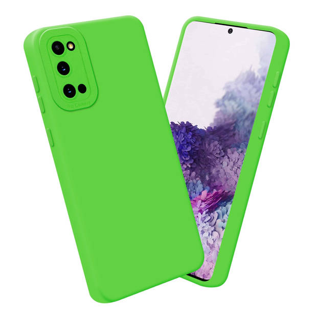 Cadorabo Hoesje geschikt voor Samsung Galaxy S20 in FLUID GROEN - Beschermhoes TPU silicone Cover Case