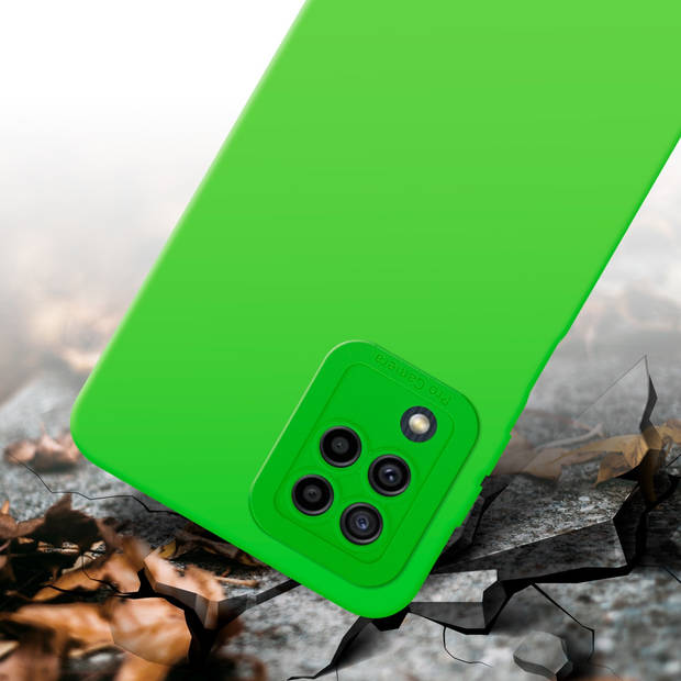 Cadorabo Hoesje geschikt voor Samsung Galaxy M22 / M32 4G in FLUID GROEN - Beschermhoes TPU silicone Cover Case