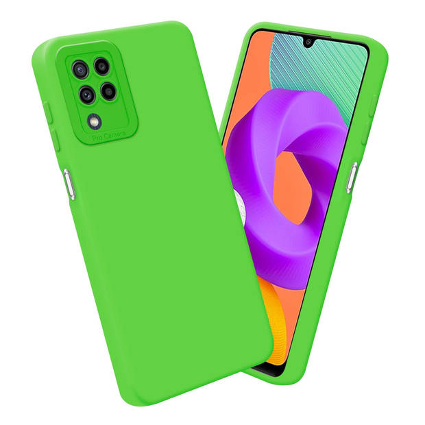 Cadorabo Hoesje geschikt voor Samsung Galaxy M22 / M32 4G in FLUID GROEN - Beschermhoes TPU silicone Cover Case