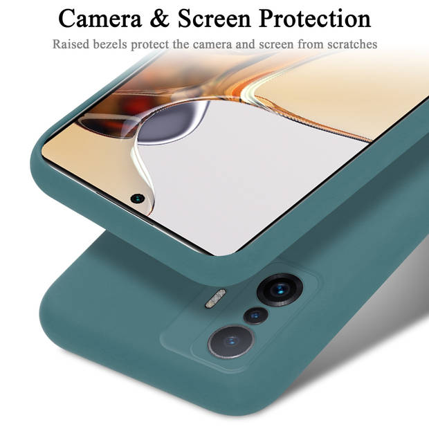 Cadorabo Hoesje geschikt voor Xiaomi 11T / 11T PRO Case in LIQUID GROEN - Beschermhoes TPU silicone Cover