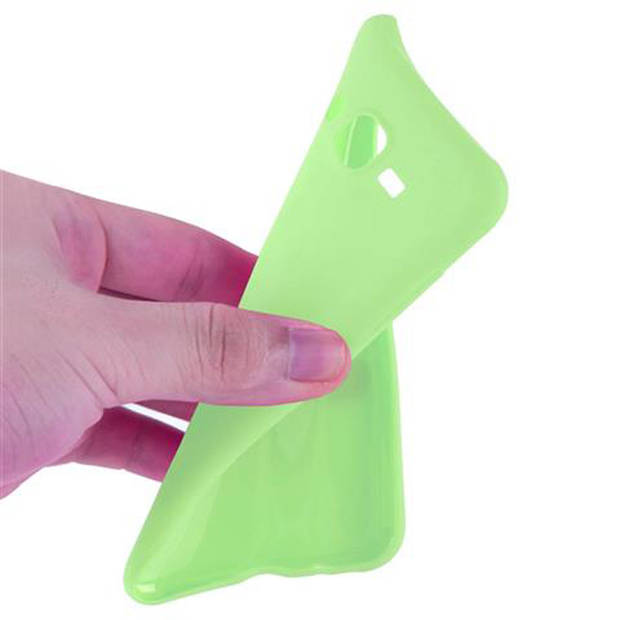 Cadorabo Hoesje geschikt voor Samsung Galaxy J7 2015 in CANDY PASTEL GROEN - Beschermhoes TPU silicone Case Cover