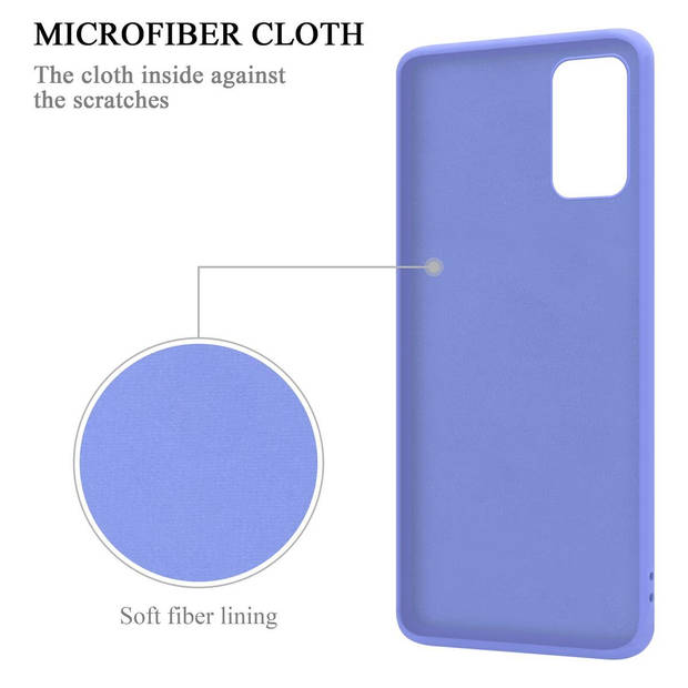 Cadorabo Hoesje geschikt voor Samsung Galaxy S20 PLUS in LIQUID LICHT PAARS - Beschermhoes van TPU silicone Case Cover