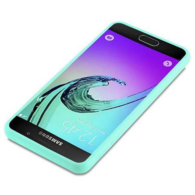 Cadorabo Hoesje geschikt voor Samsung Galaxy A3 2016 in CANDY BLAUW - Beschermhoes TPU silicone Case Cover