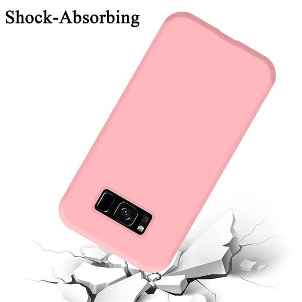 Cadorabo Hoesje geschikt voor Samsung Galaxy S8 PLUS Case in LIQUID ROZE - Beschermhoes TPU silicone Cover