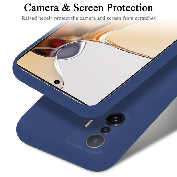 Cadorabo Hoesje geschikt voor Xiaomi 11T / 11T PRO Case in LIQUID BLAUW - Beschermhoes TPU silicone Cover