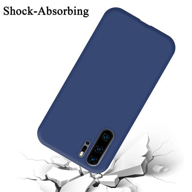 Cadorabo Hoesje geschikt voor Huawei P30 PRO Case in LIQUID BLAUW - Beschermhoes TPU silicone Cover