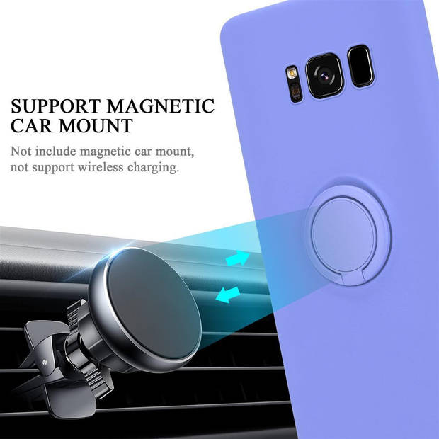 Cadorabo Hoesje geschikt voor Samsung Galaxy S8 PLUS in LIQUID LICHT PAARS - Beschermhoes van TPU silicone Case Cover