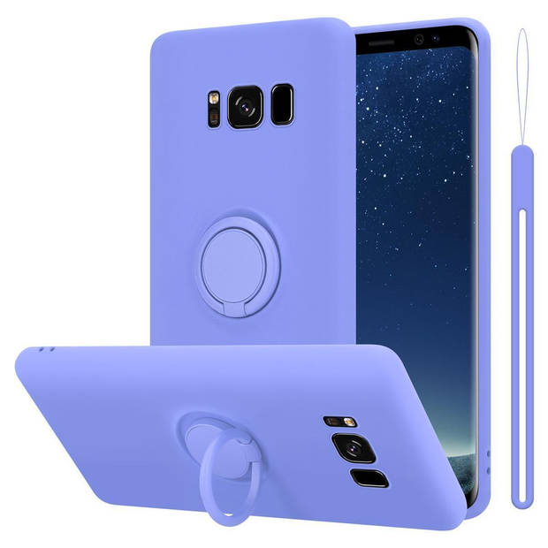 Cadorabo Hoesje geschikt voor Samsung Galaxy S8 PLUS in LIQUID LICHT PAARS - Beschermhoes van TPU silicone Case Cover