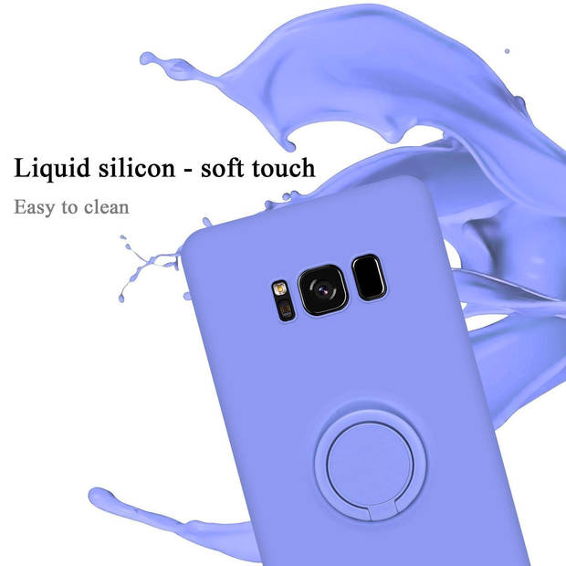 Cadorabo Hoesje geschikt voor Samsung Galaxy S8 PLUS in LIQUID LICHT PAARS - Beschermhoes van TPU silicone Case Cover