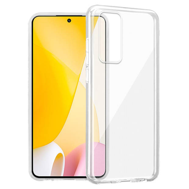 Cadorabo Hoesje geschikt voor Xiaomi 12 LITE in VOLLEDIG TRANSPARANT - Beschermhoes Cover gemaakt van TPU Silicone Case