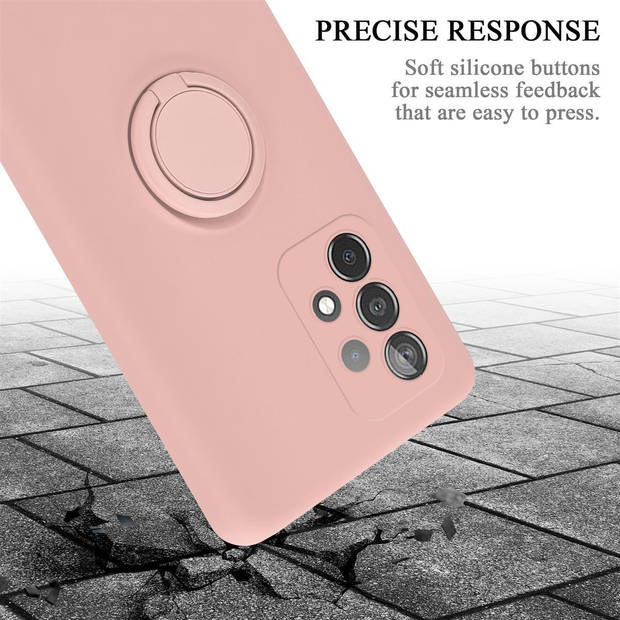 Cadorabo Hoesje geschikt voor Samsung Galaxy A52 (4G / 5G) / A52s in LIQUID ROZE - Beschermhoes van TPU silicone Case