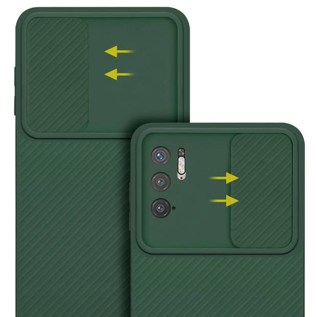 Cadorabo Hoesje geschikt voor Xiaomi RedMi NOTE 10 5G / POCO M3 PRO 5G in Bonbon Groen - Beschermhoes TPU-silicone Case