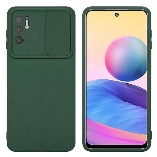 Cadorabo Hoesje geschikt voor Xiaomi RedMi NOTE 10 5G / POCO M3 PRO 5G in Bonbon Groen - Beschermhoes TPU-silicone Case