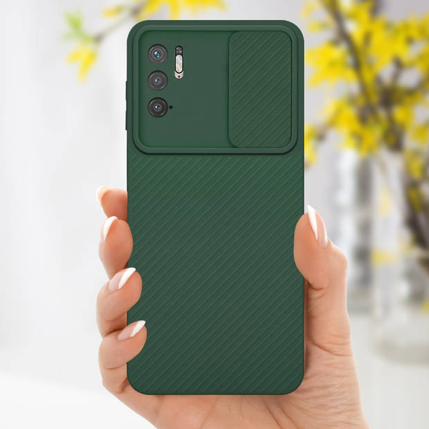 Cadorabo Hoesje geschikt voor Xiaomi RedMi NOTE 10 5G / POCO M3 PRO 5G in Bonbon Groen - Beschermhoes TPU-silicone Case