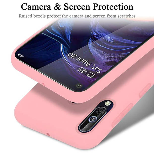 Cadorabo Hoesje geschikt voor Samsung Galaxy A60 / M40 Case in LIQUID ROZE - Beschermhoes TPU silicone Cover