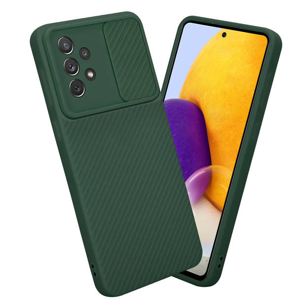 Cadorabo Hoesje geschikt voor Samsung Galaxy A72 4G / 5G in Bonbon Groen - Beschermhoes TPU-silicone Case Cover