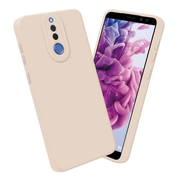 Cadorabo Hoesje geschikt voor Huawei MATE 10 LITE in FLUID CREAM - Beschermhoes TPU silicone Cover Case