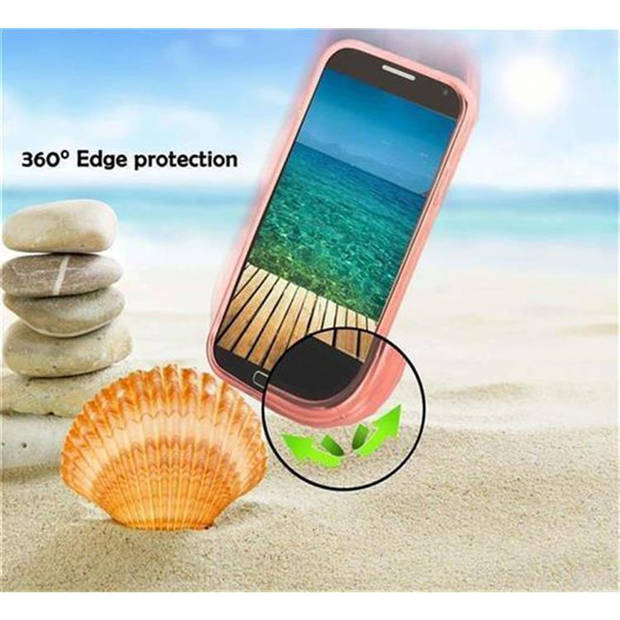 Cadorabo Hoesje geschikt voor Samsung Galaxy S6 in CANDY ROZE - Beschermhoes TPU silicone Case Cover