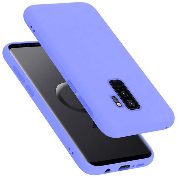 Cadorabo Hoesje geschikt voor Samsung Galaxy S9 PLUS Case in LIQUID LICHT PAARS - Beschermhoes TPU silicone Cover