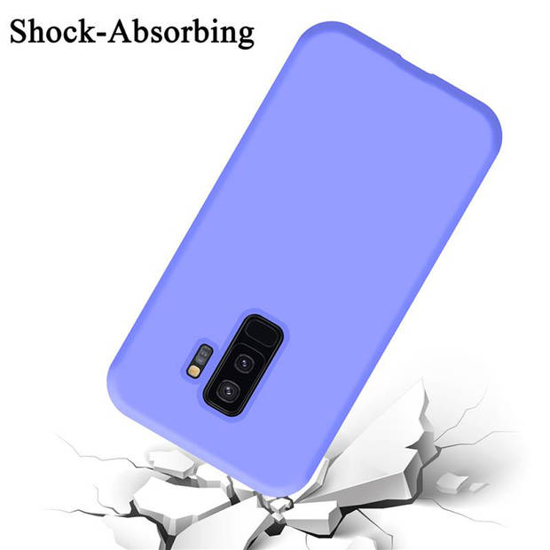 Cadorabo Hoesje geschikt voor Samsung Galaxy S9 PLUS Case in LIQUID LICHT PAARS - Beschermhoes TPU silicone Cover