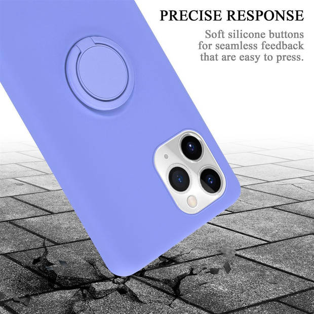 Cadorabo Hoesje geschikt voor Apple iPhone 11 PRO MAX in LIQUID LICHT PAARS - Beschermhoes van TPU silicone Case Cover