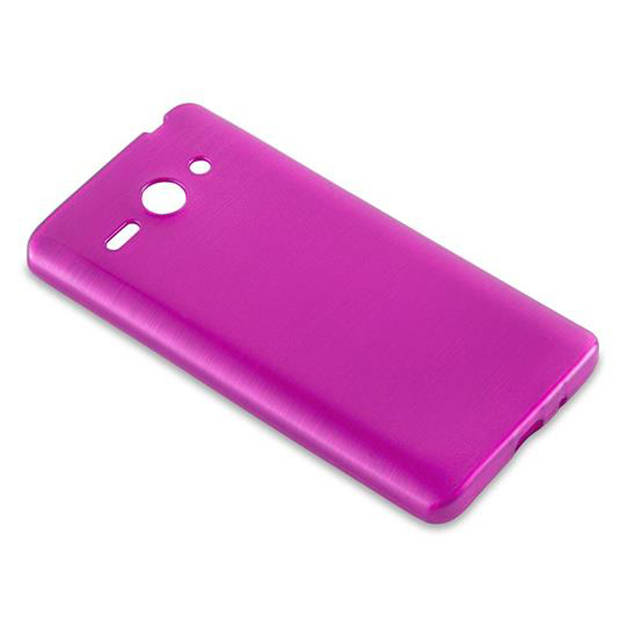 Cadorabo Hoesje geschikt voor Huawei ASCEND G510 / G520 / G525 in ROZE - Beschermhoes TPU silicone Case Cover Brushed