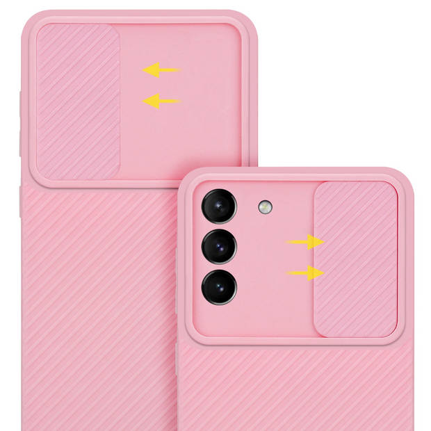 Cadorabo Hoesje geschikt voor Samsung Galaxy S21 PLUS in Bonbon Roze - Beschermhoes TPU-silicone Case Cover