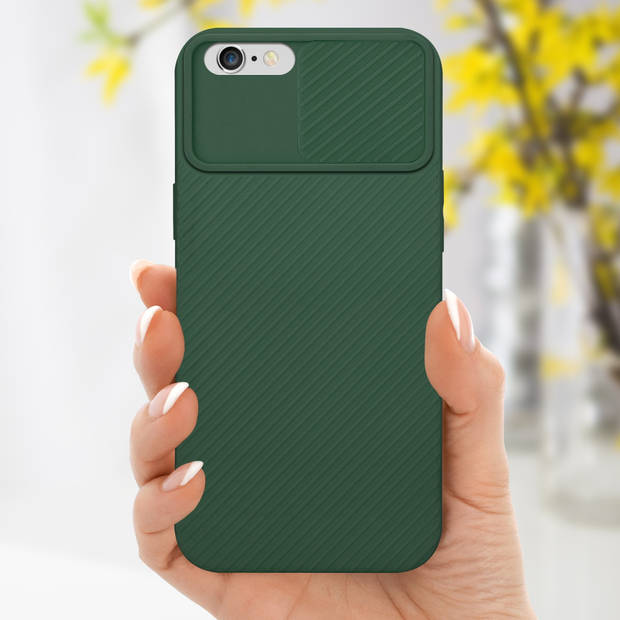 Cadorabo Hoesje geschikt voor Apple iPhone 6 PLUS / 6S PLUS in Bonbon Groen - Beschermhoes TPU-silicone Case Cover