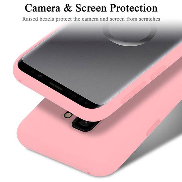 Cadorabo Hoesje geschikt voor Samsung Galaxy S9 Case in LIQUID ROZE - Beschermhoes TPU silicone Cover