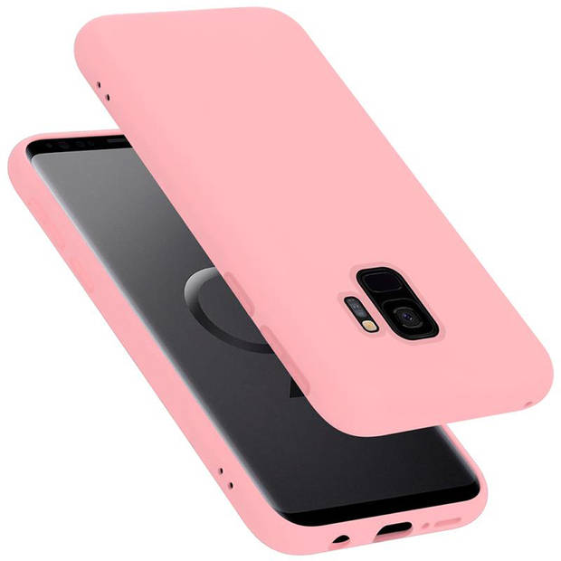 Cadorabo Hoesje geschikt voor Samsung Galaxy S9 Case in LIQUID ROZE - Beschermhoes TPU silicone Cover