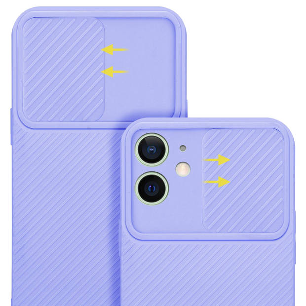 Cadorabo Hoesje geschikt voor Apple iPhone 12 MINI in Bonbon Paars - Beschermhoes TPU-silicone Case Cover
