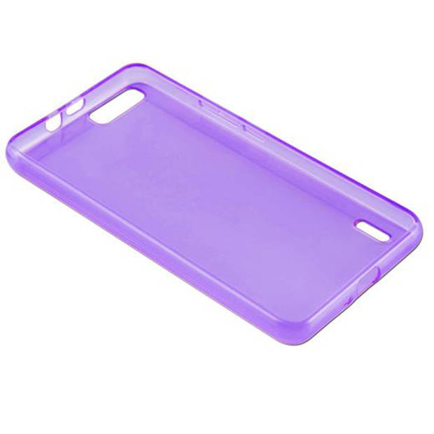 Cadorabo Hoesje geschikt voor Honor 6 PLUS in TRANSPARANT PAARS - Beschermhoes Cover gemaakt van TPU Silicone Case