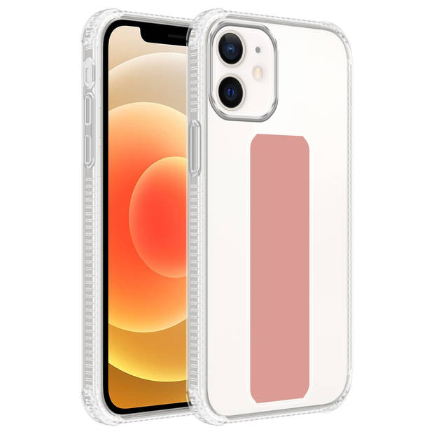 Cadorabo Hoesje geschikt voor Apple iPhone 11 Cover in ROZE - Beschermhoes TPU silicone Case met houder