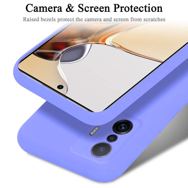 Cadorabo Hoesje geschikt voor Xiaomi 11T / 11T PRO Case in LIQUID LICHT PAARS - Beschermhoes TPU silicone Cover