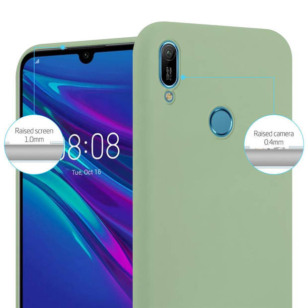 Cadorabo Hoesje geschikt voor Huawei Y6 2019 in CANDY PASTEL GROEN - Beschermhoes TPU silicone Case Cover