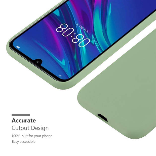 Cadorabo Hoesje geschikt voor Huawei Y6 2019 in CANDY PASTEL GROEN - Beschermhoes TPU silicone Case Cover