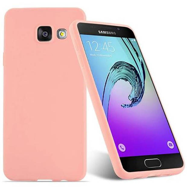 Cadorabo Hoesje geschikt voor Samsung Galaxy A5 2016 in CANDY ROZE - Beschermhoes TPU silicone Case Cover