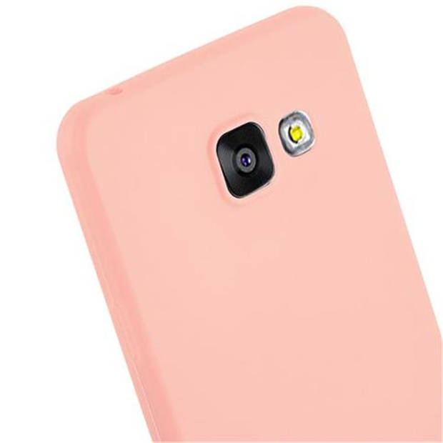 Cadorabo Hoesje geschikt voor Samsung Galaxy A5 2016 in CANDY ROZE - Beschermhoes TPU silicone Case Cover