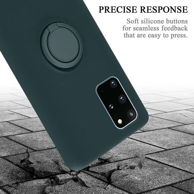 Cadorabo Hoesje geschikt voor Samsung Galaxy S20 PLUS in LIQUID GROEN - Beschermhoes van TPU silicone Case Cover met