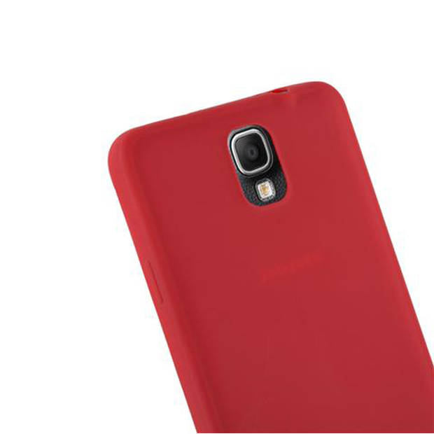 Cadorabo Hoesje geschikt voor Samsung Galaxy NOTE 3 in CANDY ROOD - Beschermhoes TPU silicone Case Cover