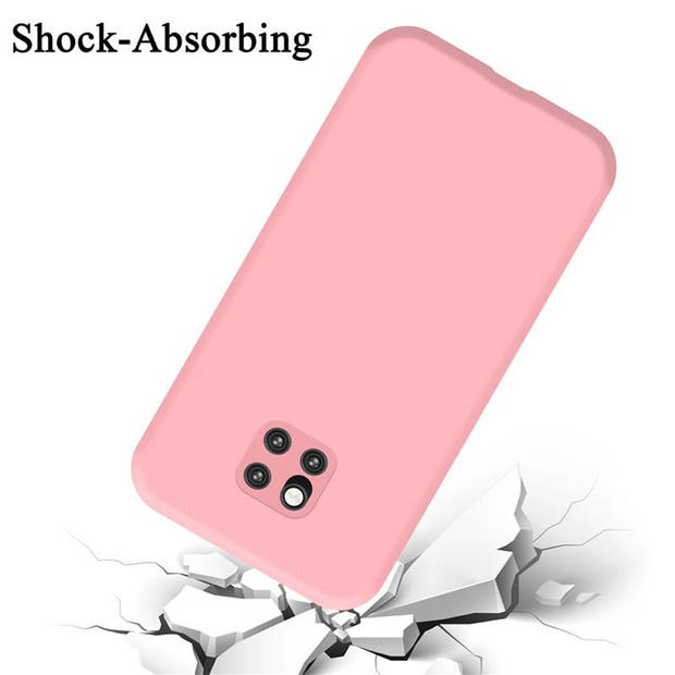 Cadorabo Hoesje geschikt voor Huawei MATE 20 PRO Case in LIQUID ROZE - Beschermhoes TPU silicone Cover