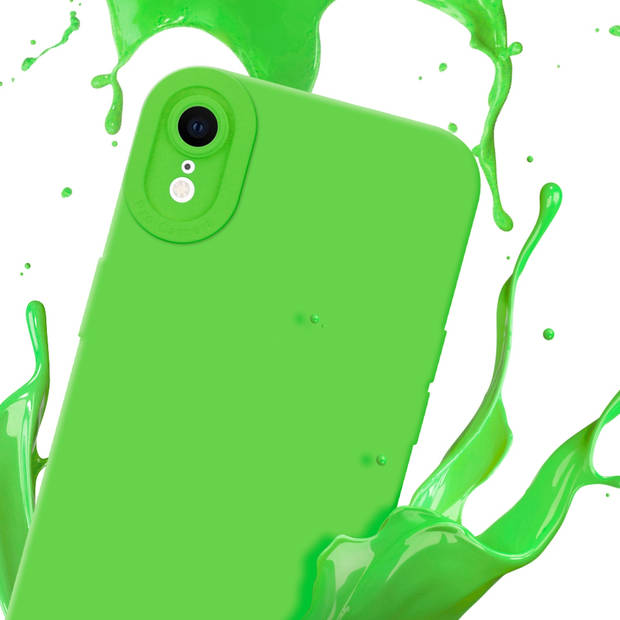 Cadorabo Hoesje geschikt voor Apple iPhone XR in FLUID GROEN - Beschermhoes TPU silicone Cover Case