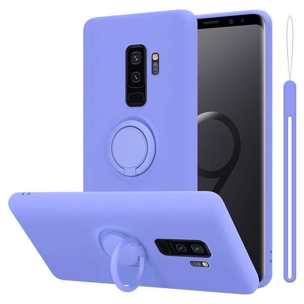 Cadorabo Hoesje geschikt voor Samsung Galaxy S9 PLUS in LIQUID LICHT PAARS - Beschermhoes van TPU silicone Case Cover