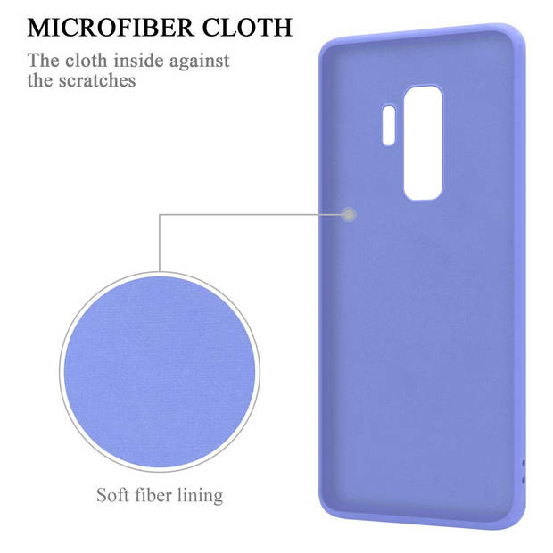 Cadorabo Hoesje geschikt voor Samsung Galaxy S9 PLUS in LIQUID LICHT PAARS - Beschermhoes van TPU silicone Case Cover