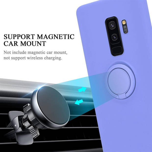 Cadorabo Hoesje geschikt voor Samsung Galaxy S9 PLUS in LIQUID LICHT PAARS - Beschermhoes van TPU silicone Case Cover