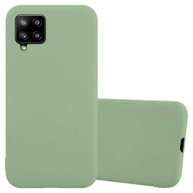 Cadorabo Hoesje geschikt voor Samsung Galaxy A42 4G in CANDY PASTEL GROEN - Beschermhoes TPU silicone Case Cover