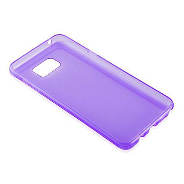 Cadorabo Hoesje geschikt voor Samsung Galaxy NOTE 5 in TRANSPARANT PAARS - Beschermhoes Cover gemaakt van TPU Silicone