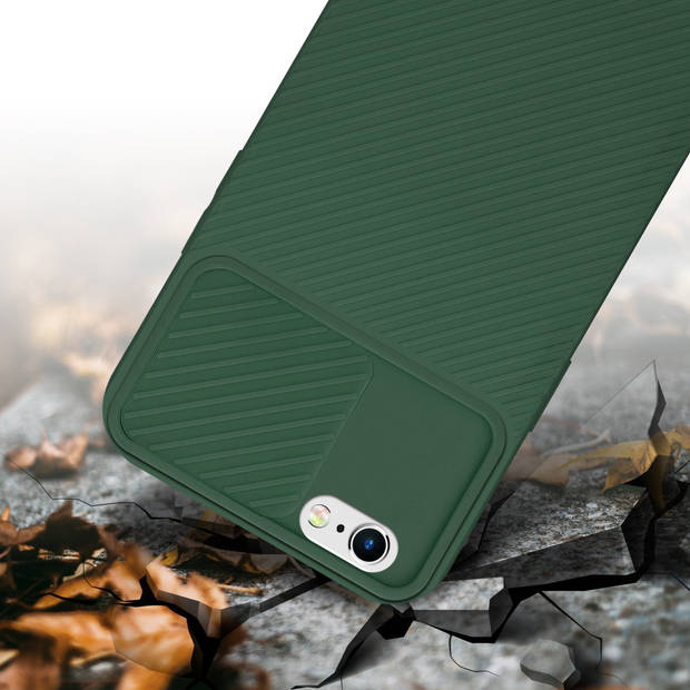 Cadorabo Hoesje geschikt voor Apple iPhone 6 / 6S in Bonbon Groen - Beschermhoes TPU-silicone Case Cover